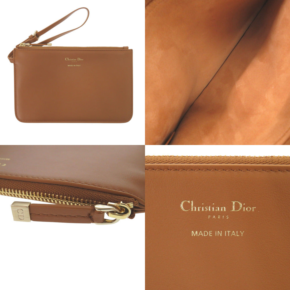 Dior Handbag Mouton, Leather Brown Dior Toujours Macrocannage With Pouch Women