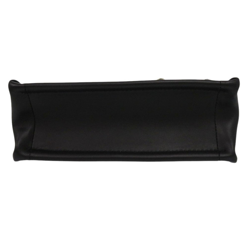 Christian Dior Handbag S5573Owhp Calfskin Black 2Way Mini Macrocannage Book Tote Women