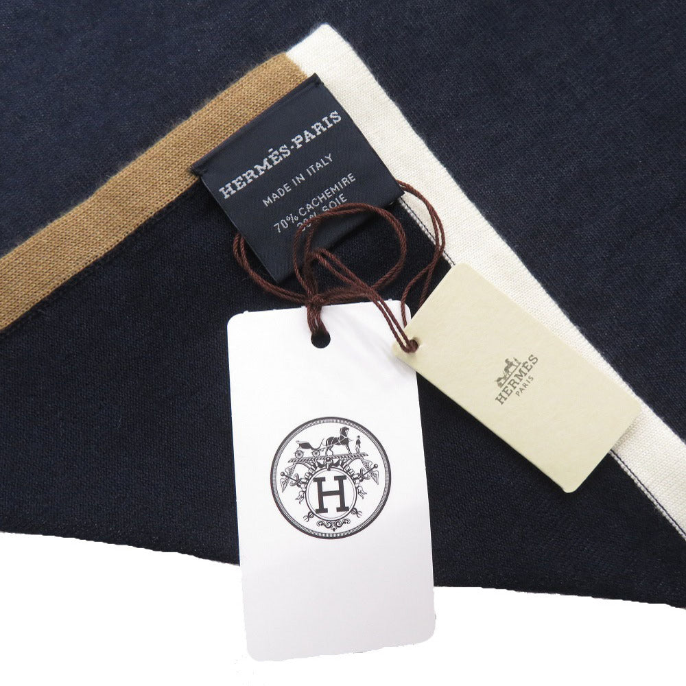 Hermes Stall Cashmere, Silk Navy