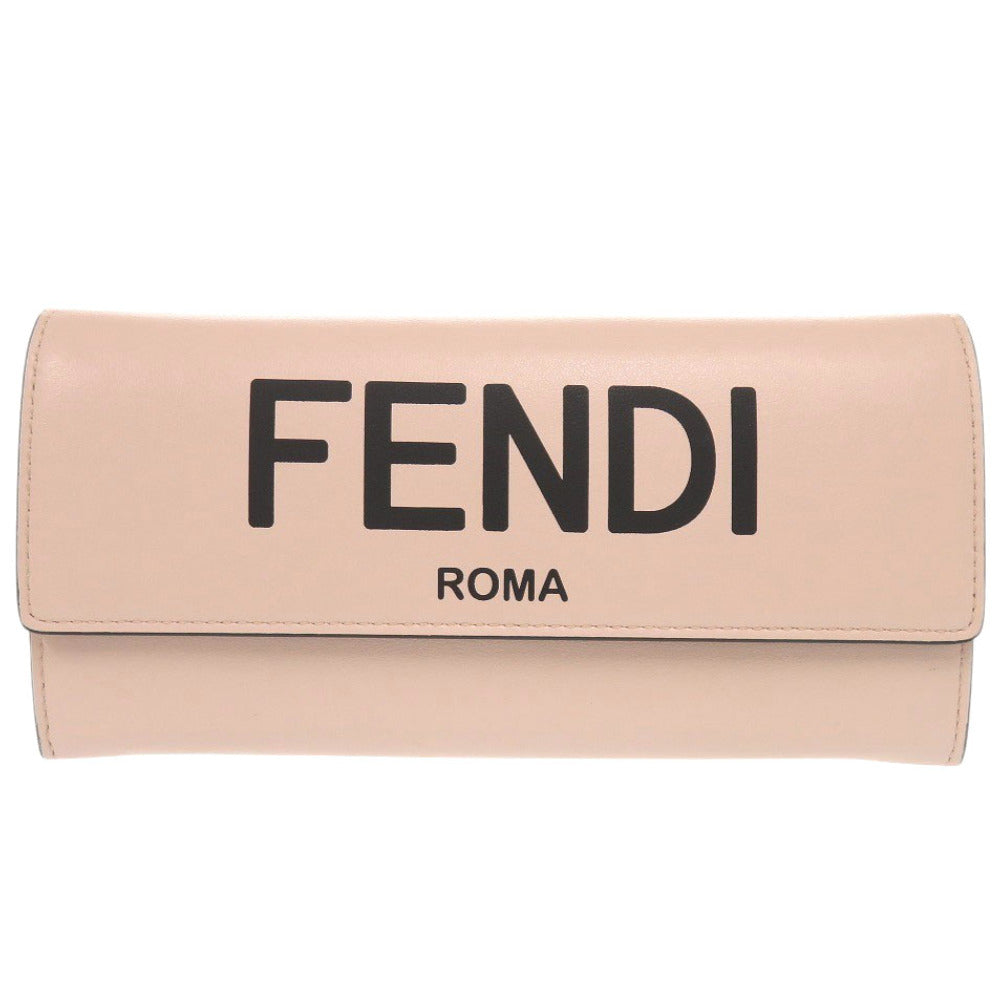 Fendi Long Wallet Purse 8M0251 Leather Pink Fendi Roma Continental Wallet Women