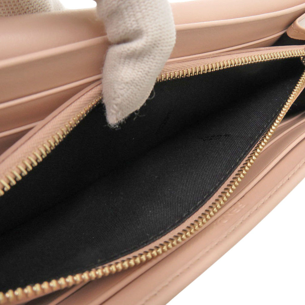 Fendi Long Wallet Purse 8M0251 Leather Pink Fendi Roma Continental Wallet Women