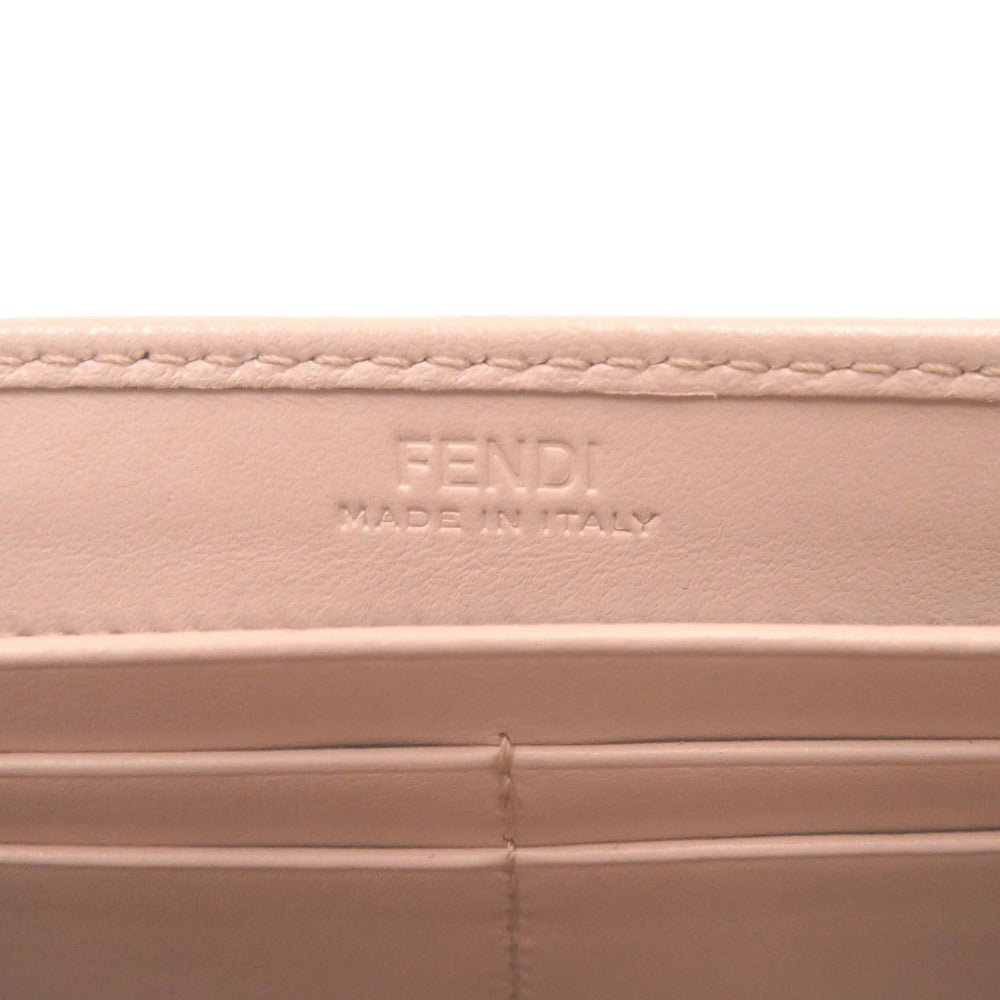 Fendi Long Wallet Purse 8M0251 Leather Pink Fendi Roma Continental Wallet Women