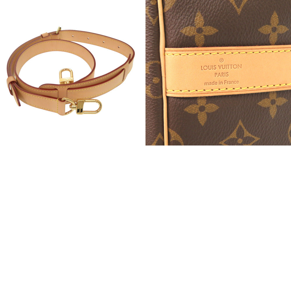 Louis Vuitton Boston Duffel Bag M41414 Monogram Canvas Brown Monogram New Keepall Bandouliere55 Mens