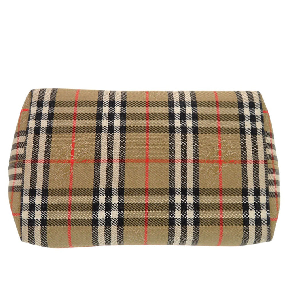 Burberry Tote Bag Canvas Multicolor Mini Handbag Mini Tote Shadow Horse Shadow Nova Check Women