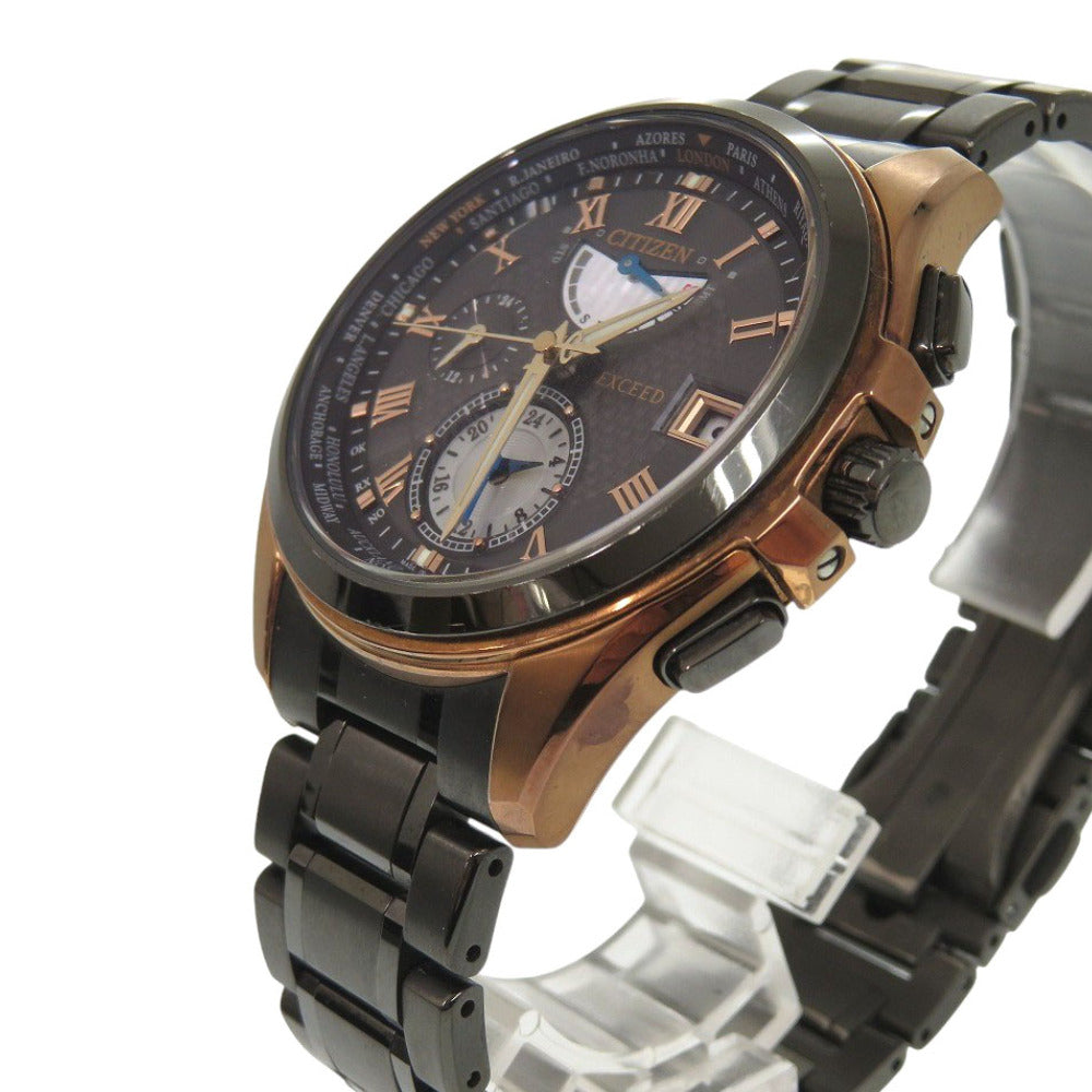 Citizen Watches Solar Powered Radio Watch H820-T021387 Titanium Gray Electric Wave Solar Powered