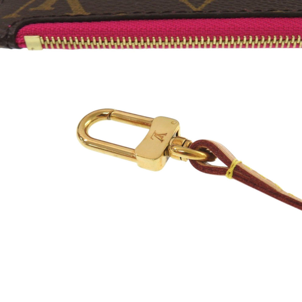 Louis Vuitton Pouch Monogram Canvas Brown Monogram Neverfull Pouch For Pm Women