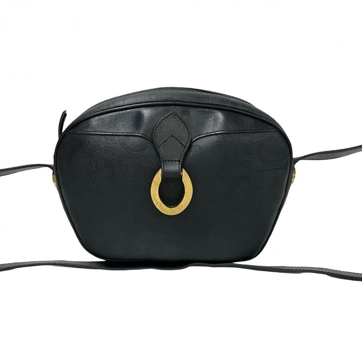 Dior Shoulder Bag Leather Black