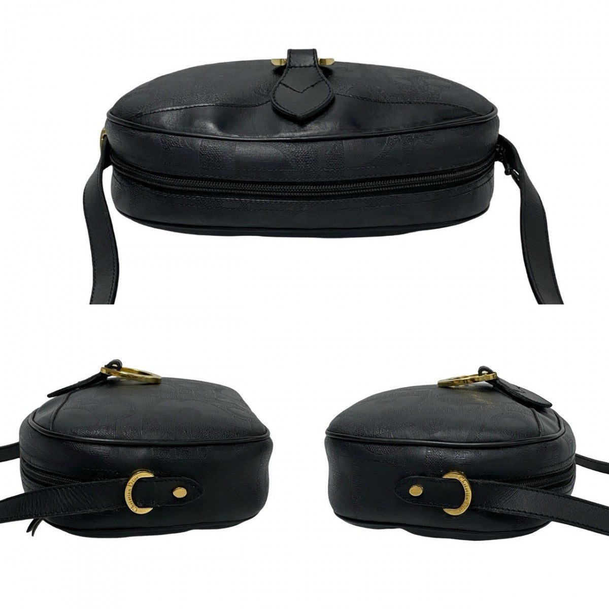 Dior Shoulder Bag Leather Black