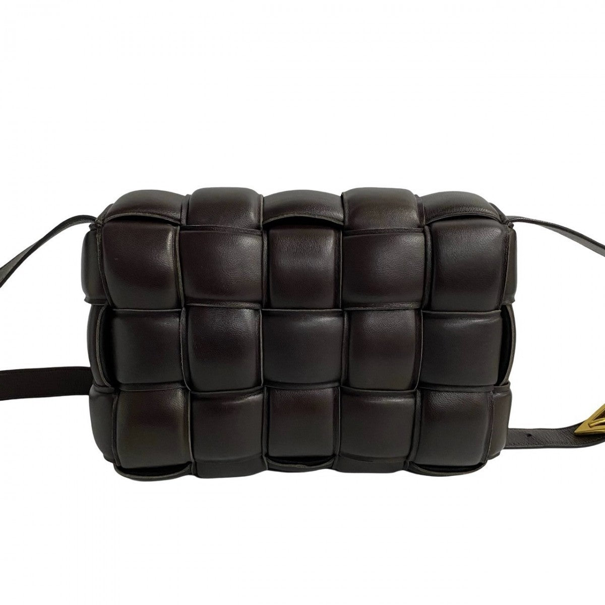 Bottegaveneta Shoulder Bag Leather Brown Padded Cassette Women