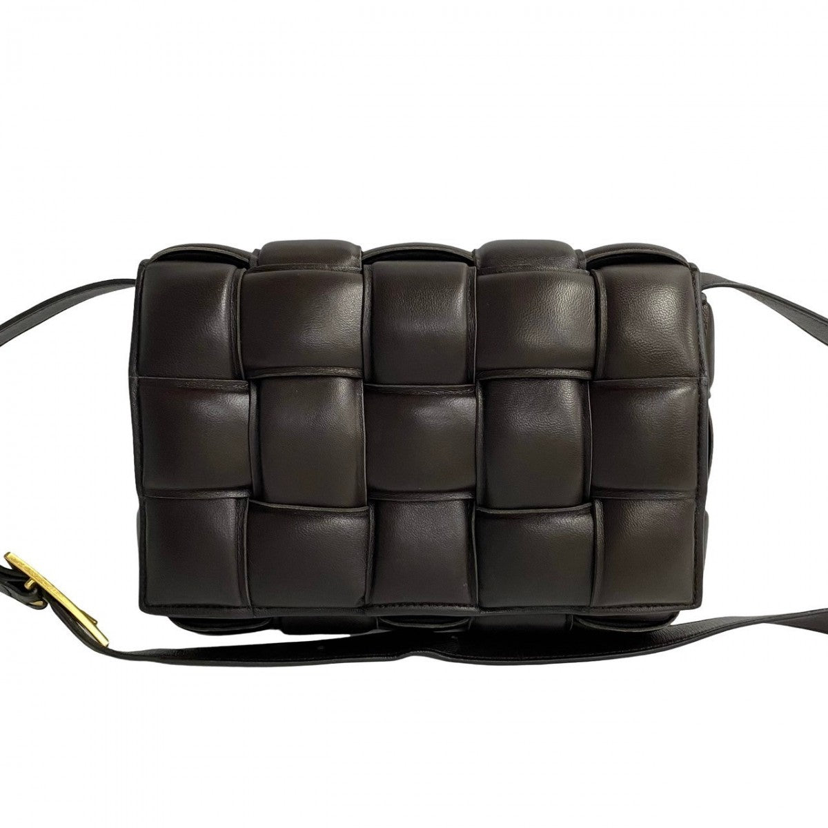 Bottegaveneta Shoulder Bag Leather Brown Padded Cassette Women