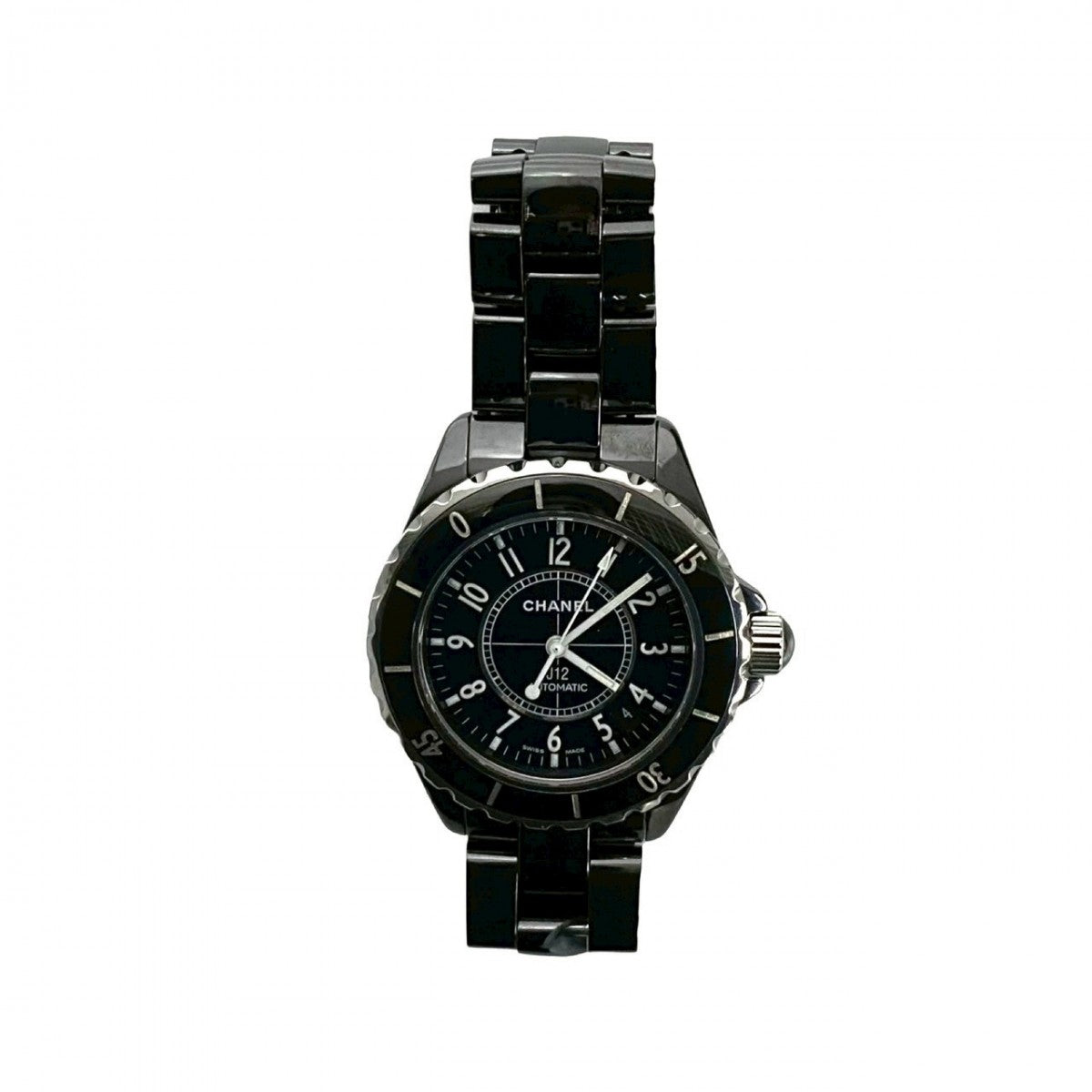 Chanel Watches Ceramic Black J12 Mens
