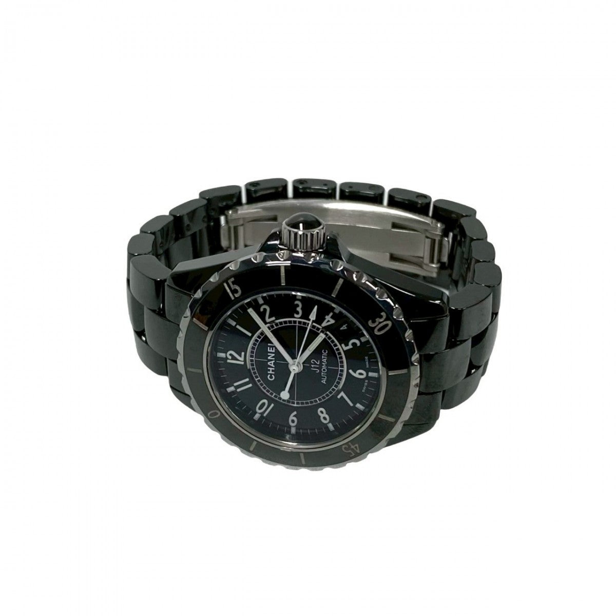 Chanel Watches Ceramic Black J12 Mens