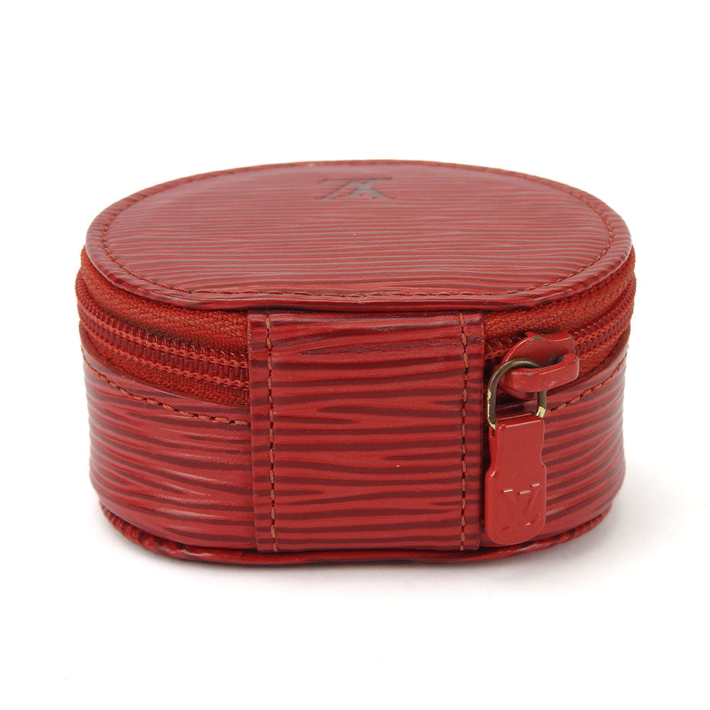 Louis Vuitton Accessory Pouch M48227 Epi Leather Castilian Red Ecran Bijoux Unisex(Unisex)