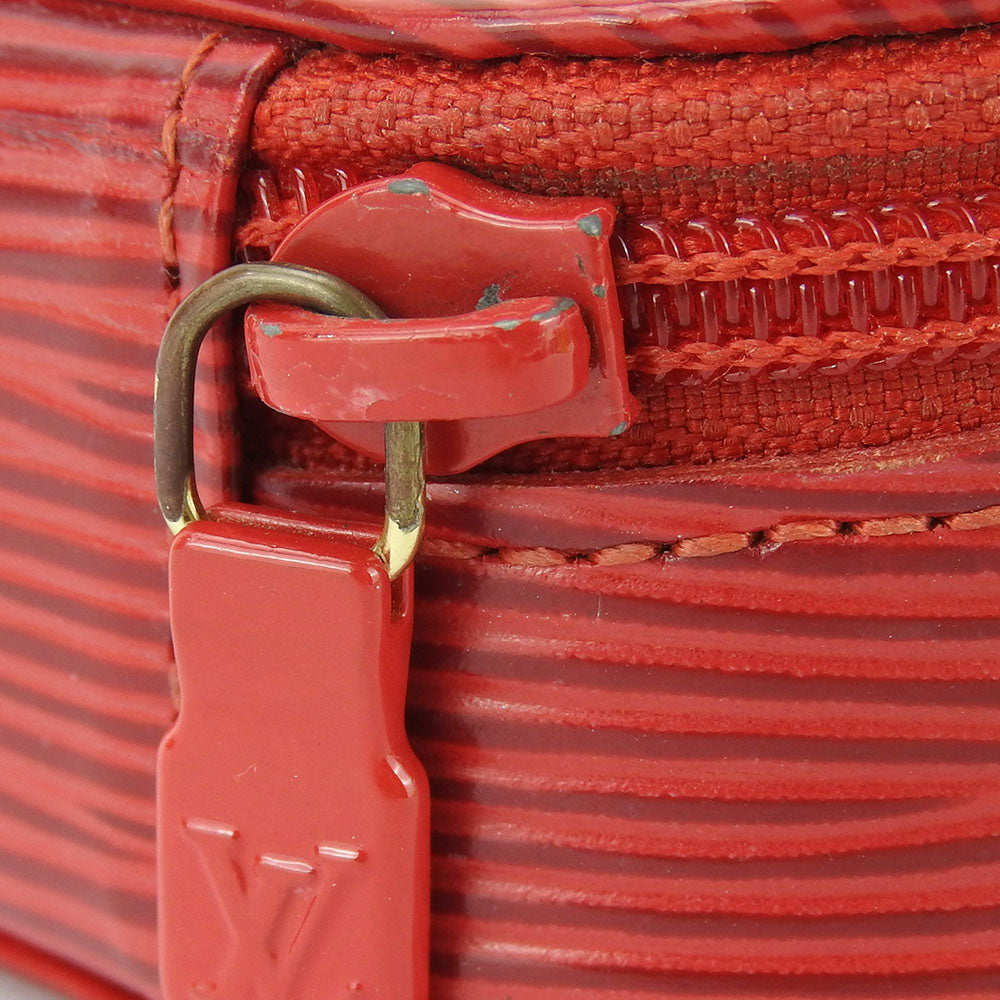 Louis Vuitton Accessory Pouch M48227 Epi Leather Castilian Red Ecran Bijoux Unisex(Unisex)