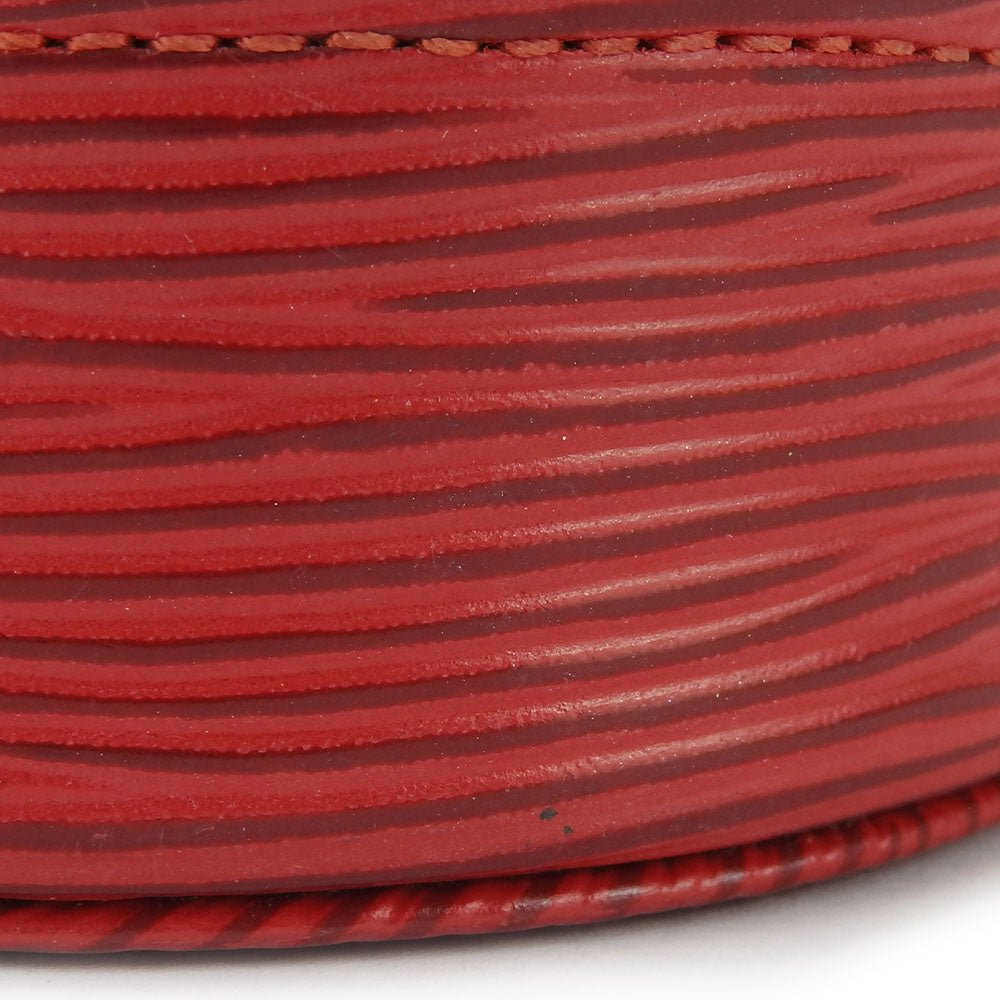 Louis Vuitton Accessory Pouch M48227 Epi Leather Castilian Red Ecran Bijoux Unisex(Unisex)