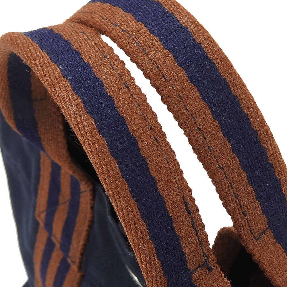 Hermes Tote Bag Canvas Navy Fool Toepm Unisex(Unisex)