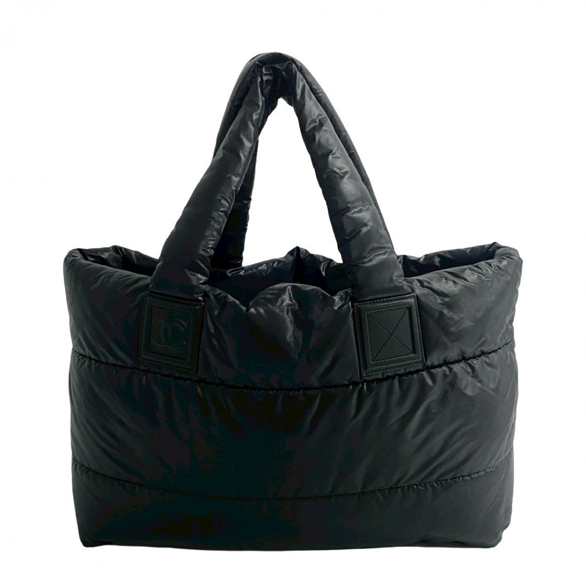 Chanel Tote Bag Nylon Black Coco Mark Cococoon Women