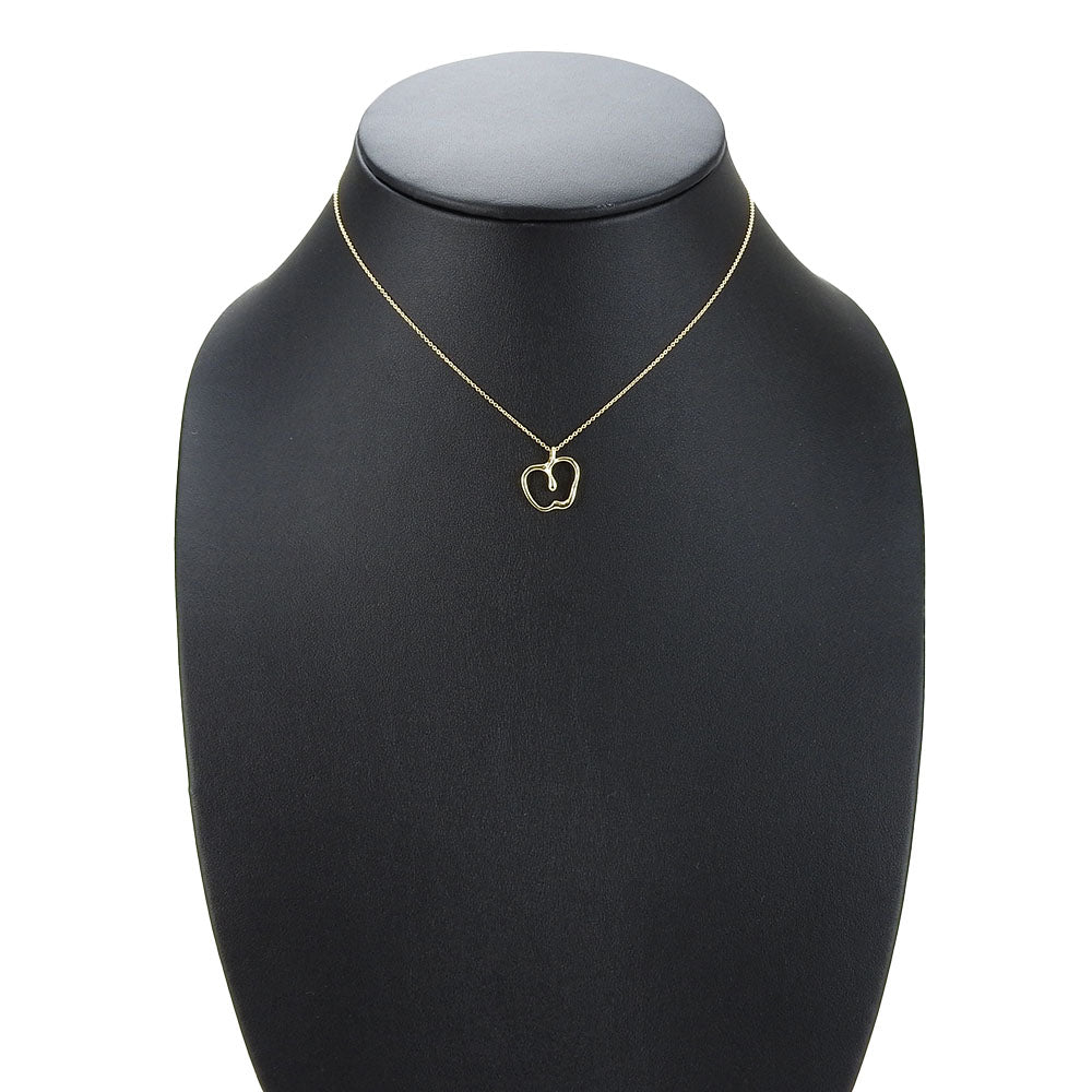 Tiffany&Co. Necklace K18 Yellow Gold Gold Apple Women