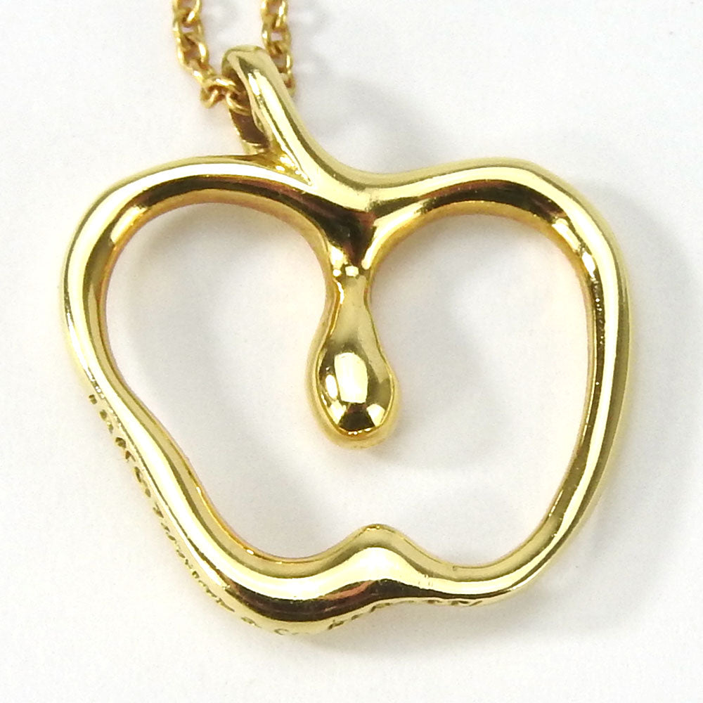 Tiffany&Co. Necklace K18 Yellow Gold Gold Apple Women