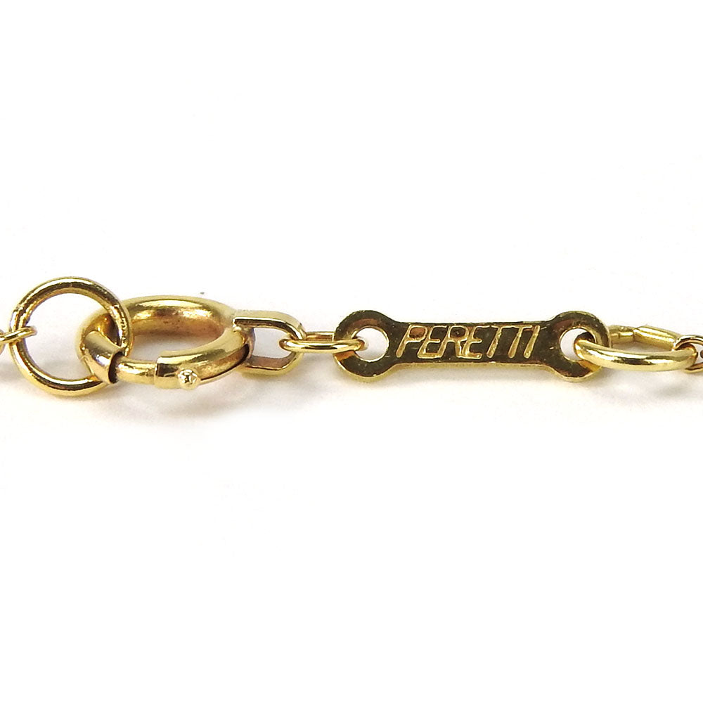 Tiffany&Co. Necklace K18 Yellow Gold Gold Apple Women