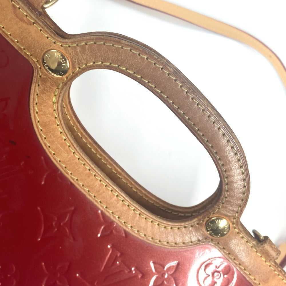 Louis Vuitton Handbag M91987 Monogram Vernis Red Monogram Vernis Roxbury Drive