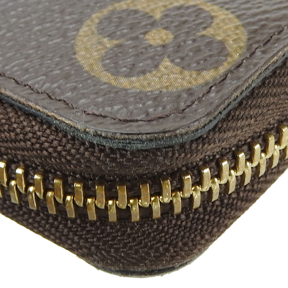 Louis Vuitton Long Wallet Purse M61298 Monogram Rose Valerie Portefeuille Clemence Women