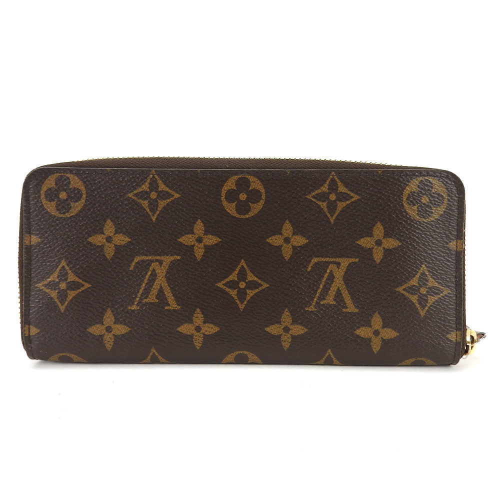 Louis Vuitton Long Wallet Purse M61298 Monogram Rose Valerie Portefeuille Clemence Women