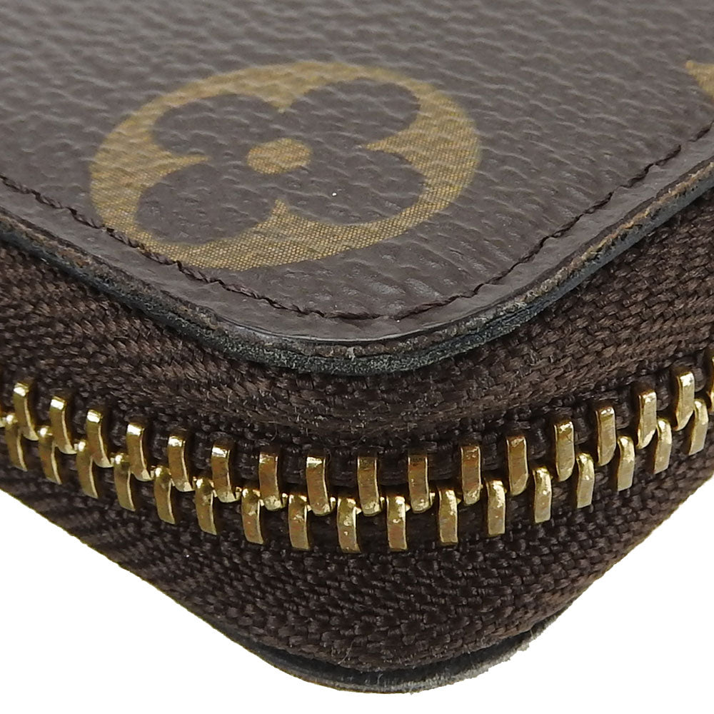 Louis Vuitton Long Wallet Purse M61298 Monogram Rose Valerie Portefeuille Clemence Women