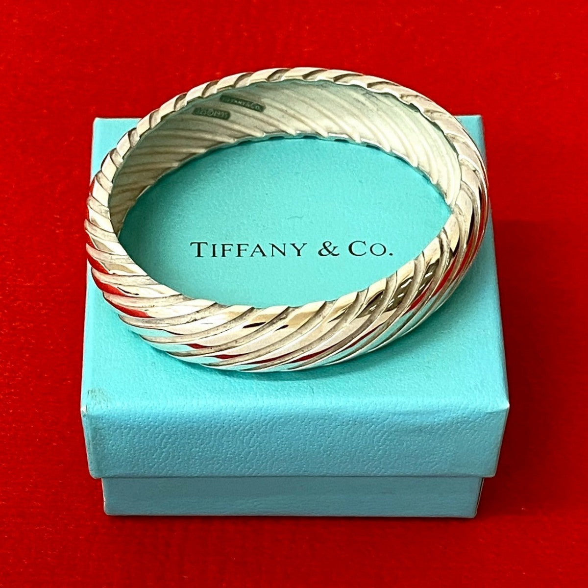 Tiffany&Co. Bracelet Silver925 Silver Twist Bangle
