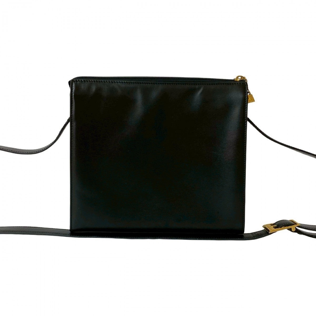 Dior Shoulder Bag Leather Black Cd Logo Metal Women