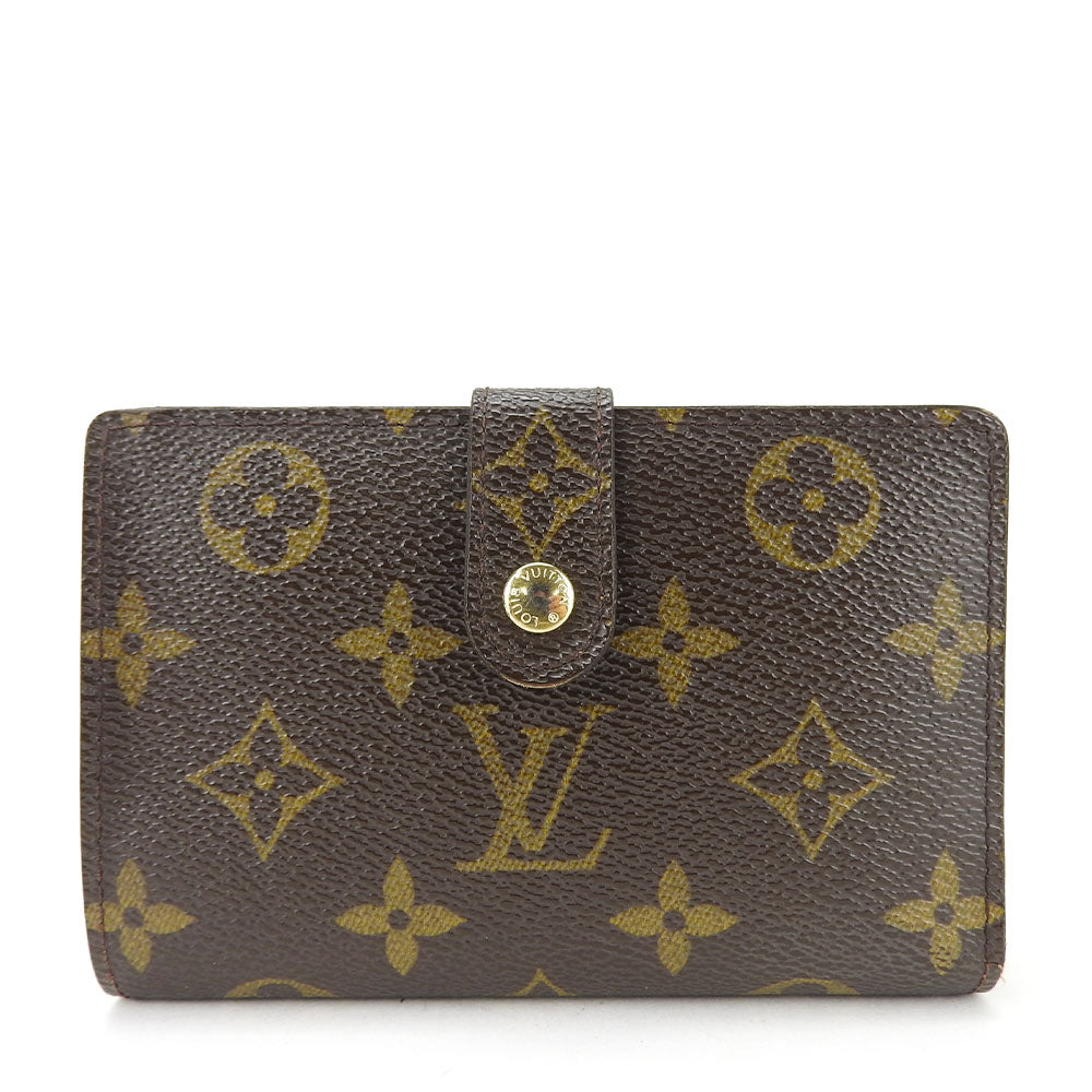 Louis Vuitton Bifold Wallet M61674 Monogram Brown Portefeuille Vienova Women