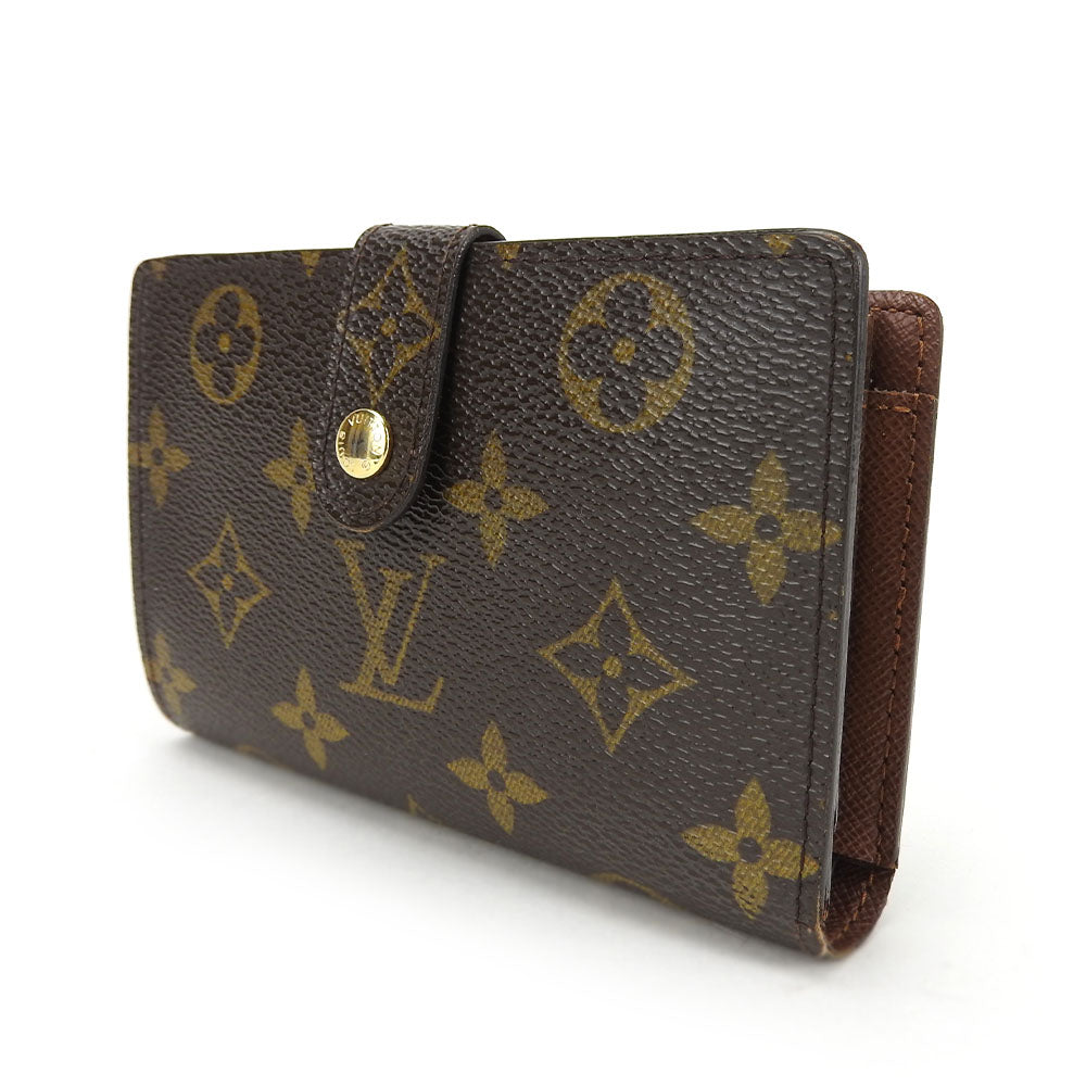 Louis Vuitton Bifold Wallet M61674 Monogram Brown Portefeuille Vienova Women