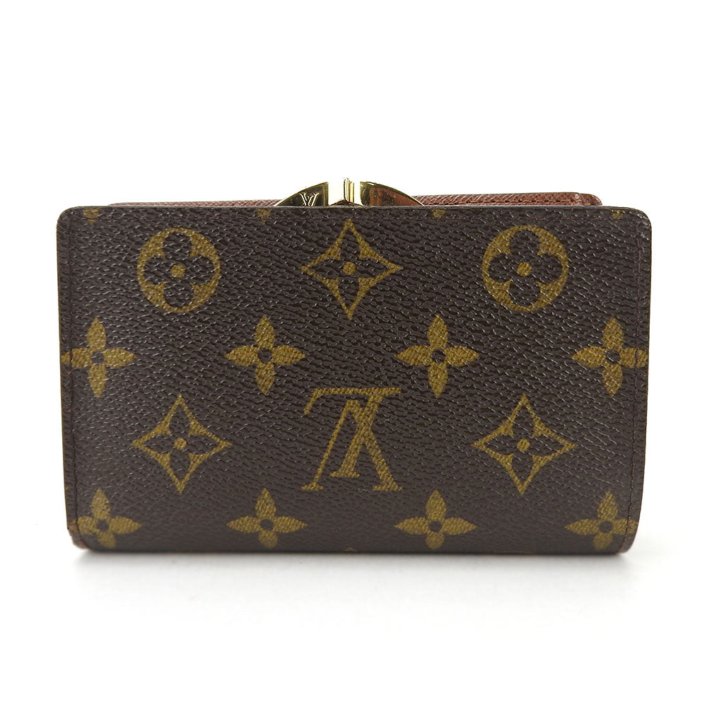 Louis Vuitton Bifold Wallet M61674 Monogram Brown Portefeuille Vienova Women