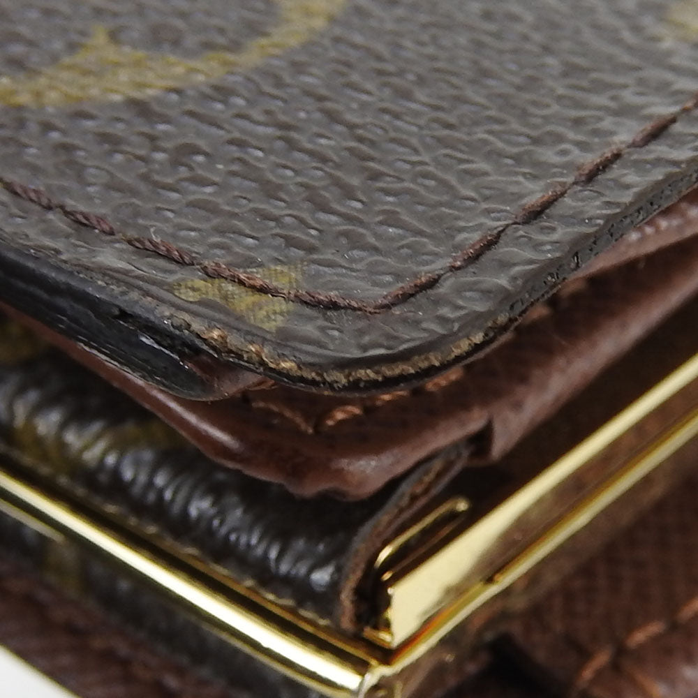 Louis Vuitton Bifold Wallet M61674 Monogram Brown Portefeuille Vienova Women