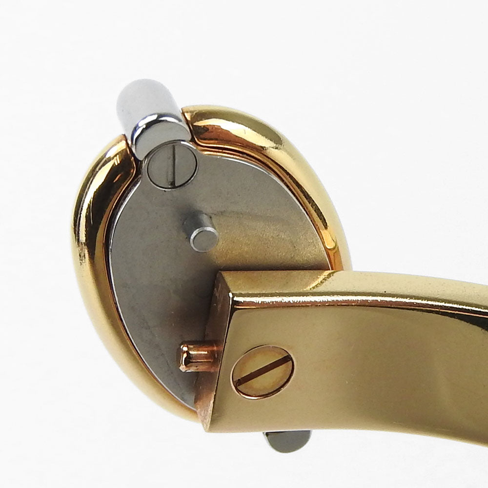 Hermes Bangle Metal Gold Chene Dunkle Mini Click Women