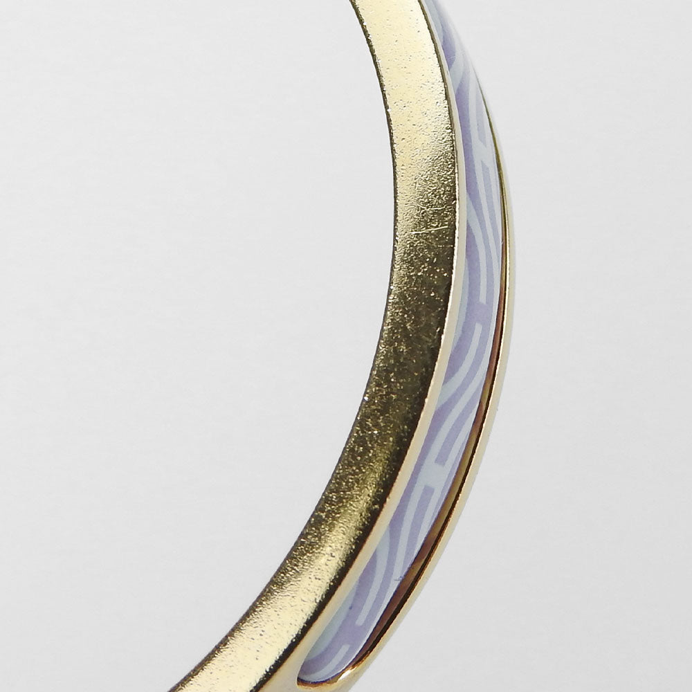 Hermes Bangle Metal Gold Chene Dunkle Mini Click Women