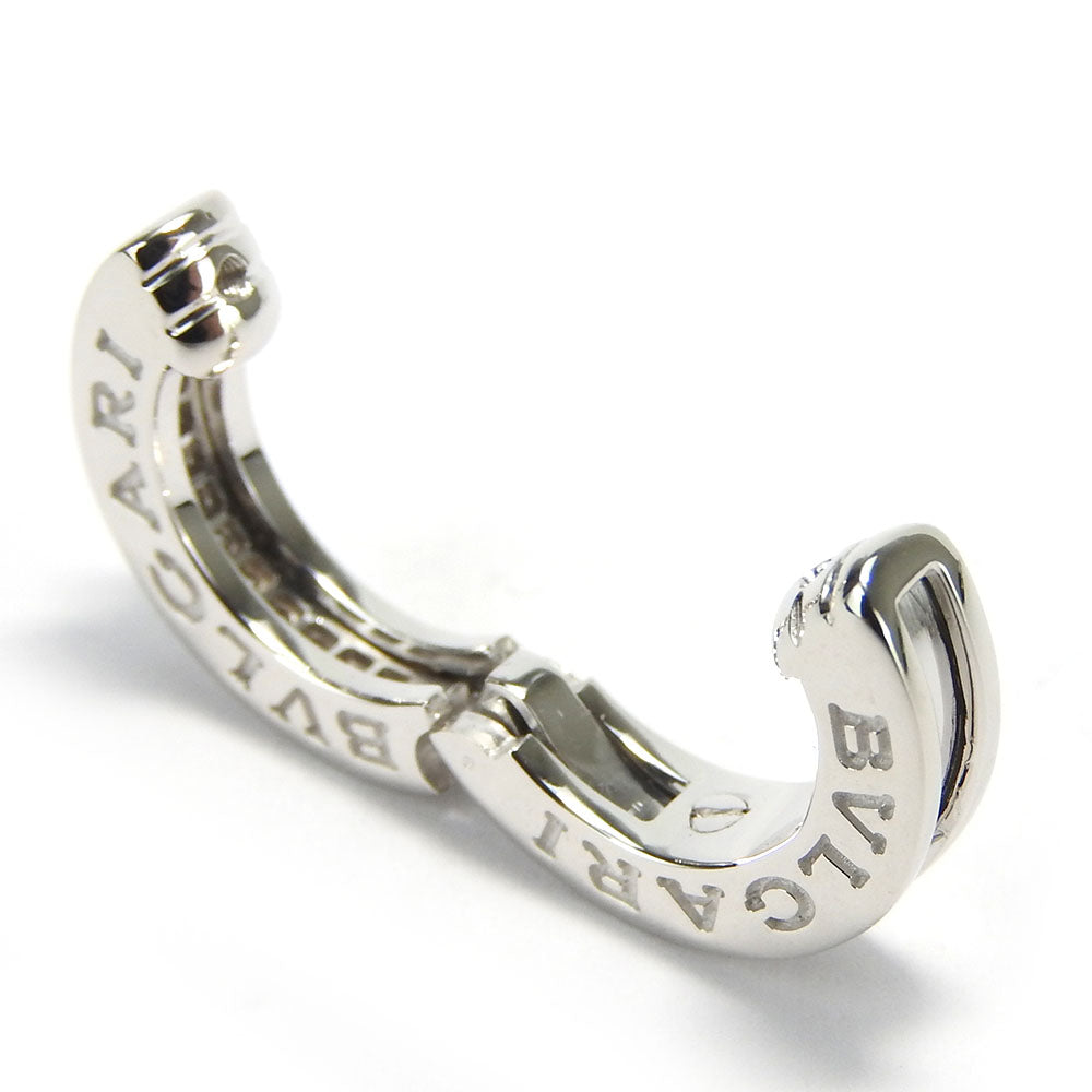 Bvlgari Earring K18 White Gold, Diamond White Gold B-Zero1 Women