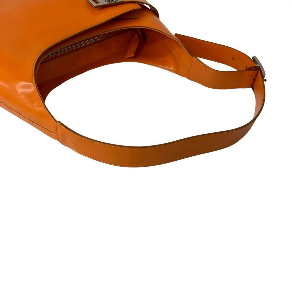 Salvatore Ferragamo Shoulder Bag Leather Orange