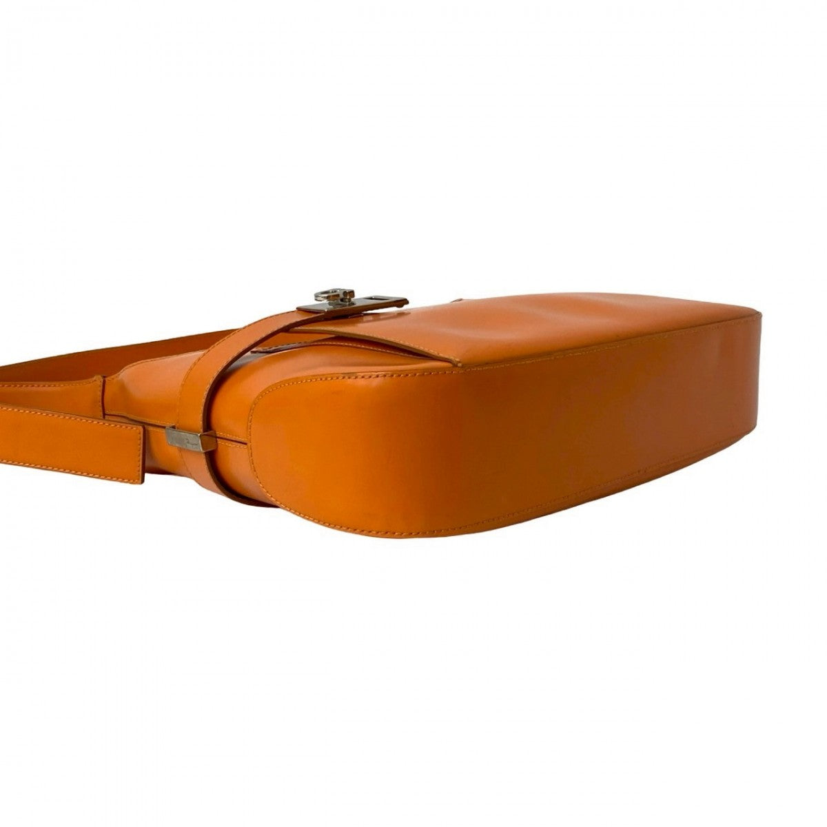 Salvatore Ferragamo Shoulder Bag Leather Orange