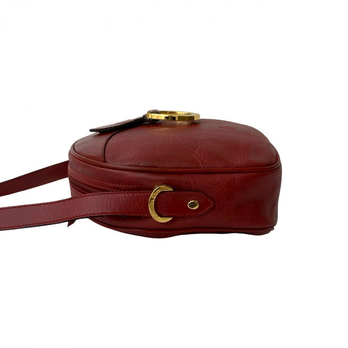 Dior Shoulder Bag Leather, Pvc Red Logo Metal Women