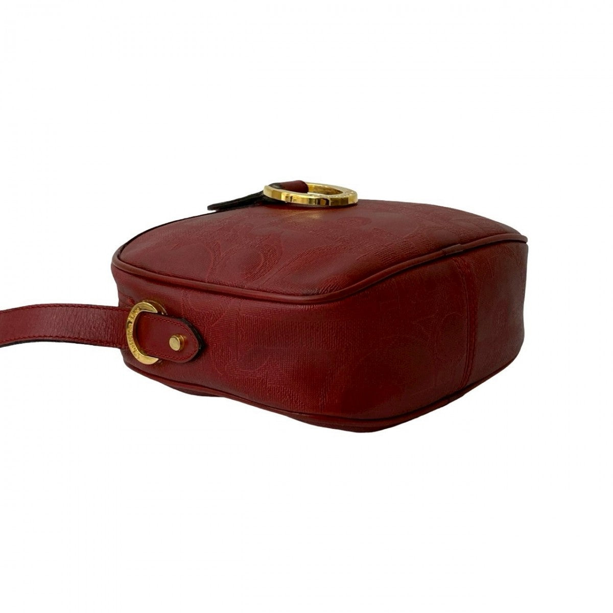 Dior Shoulder Bag Leather, Pvc Red Logo Metal Women