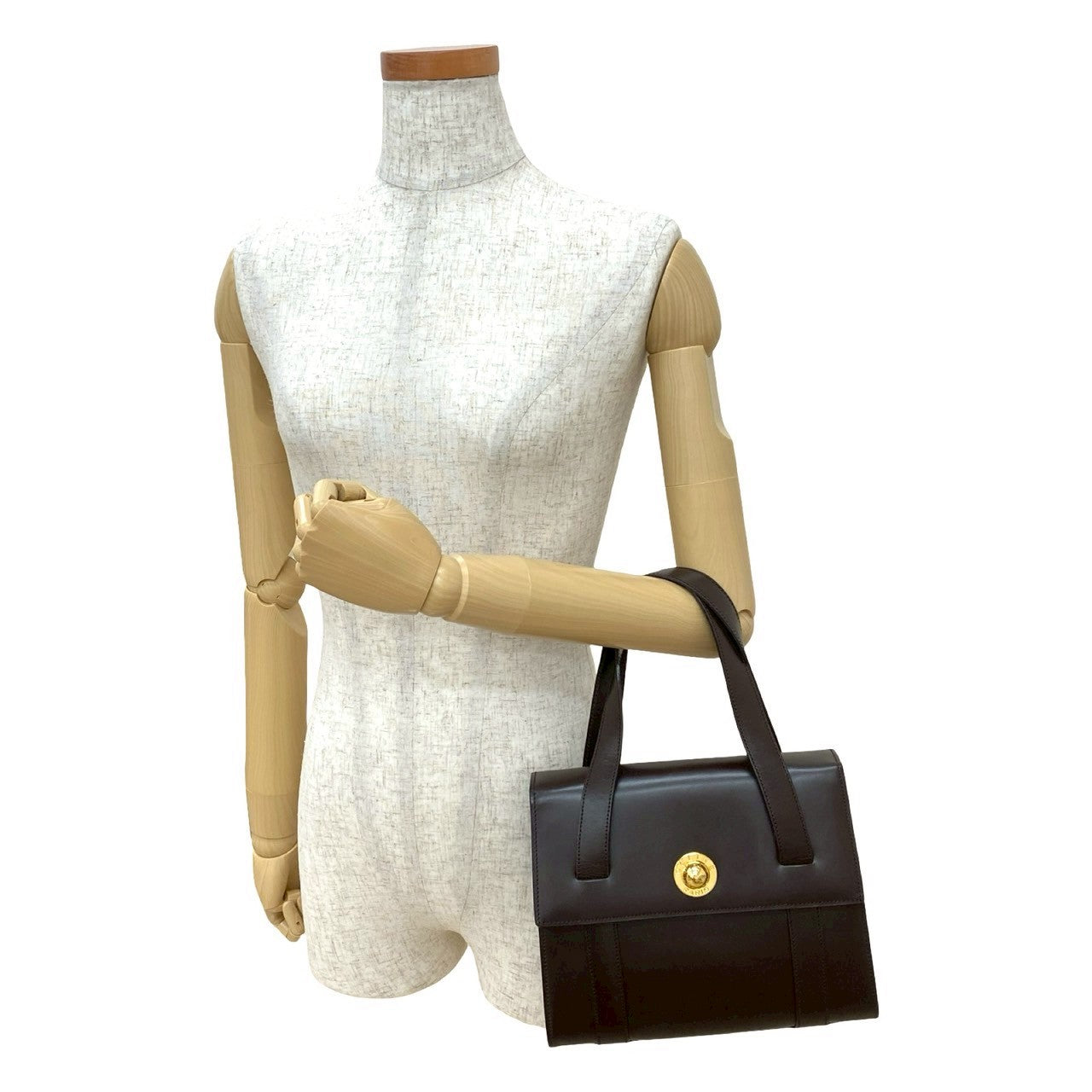 Celine Handbag Leather Brown