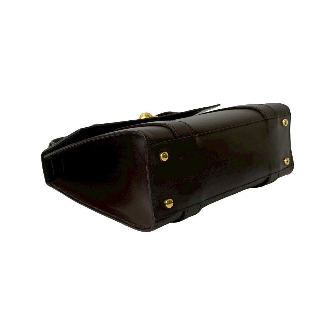Celine Handbag Leather Brown