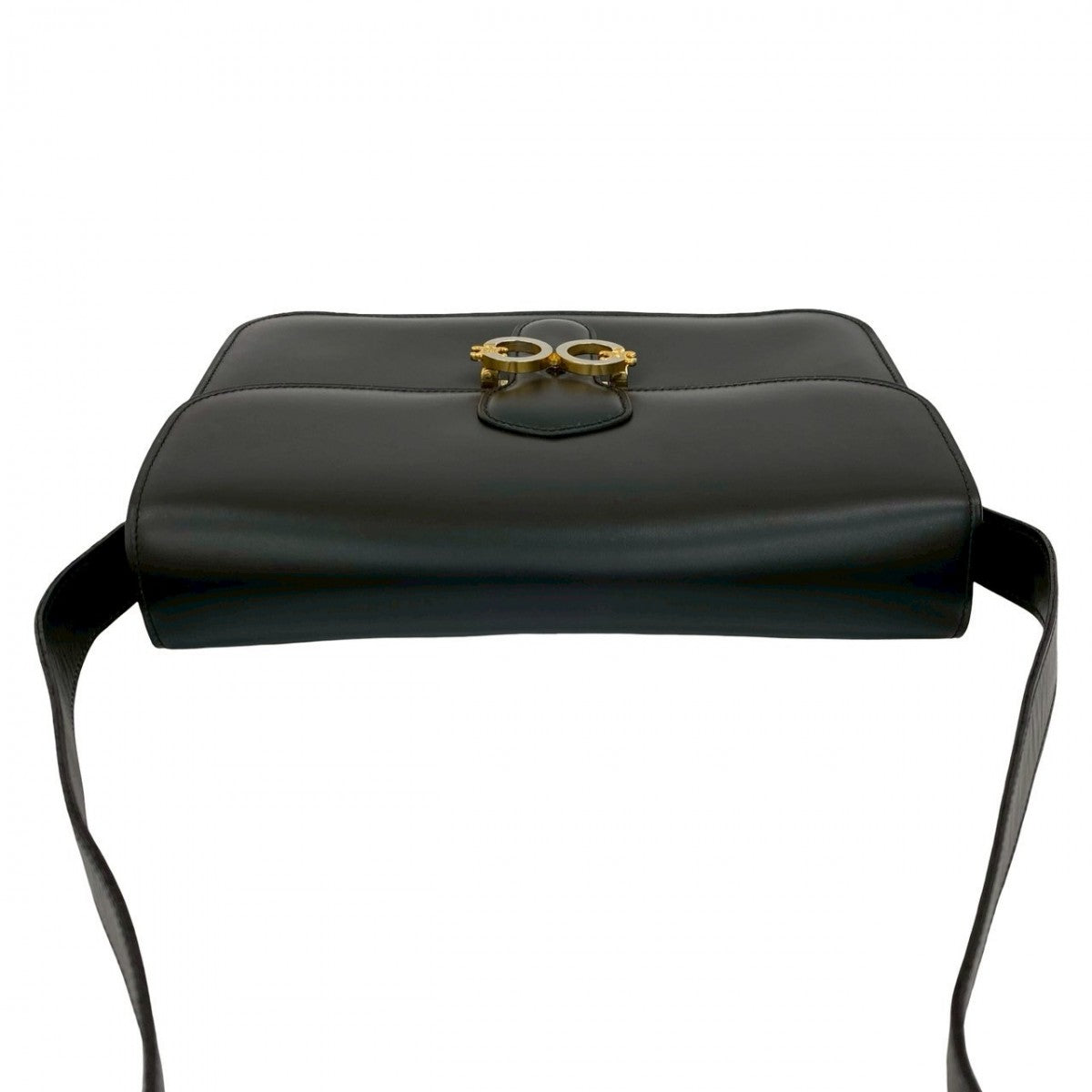 Celine Shoulder Bag Calfskin Black
