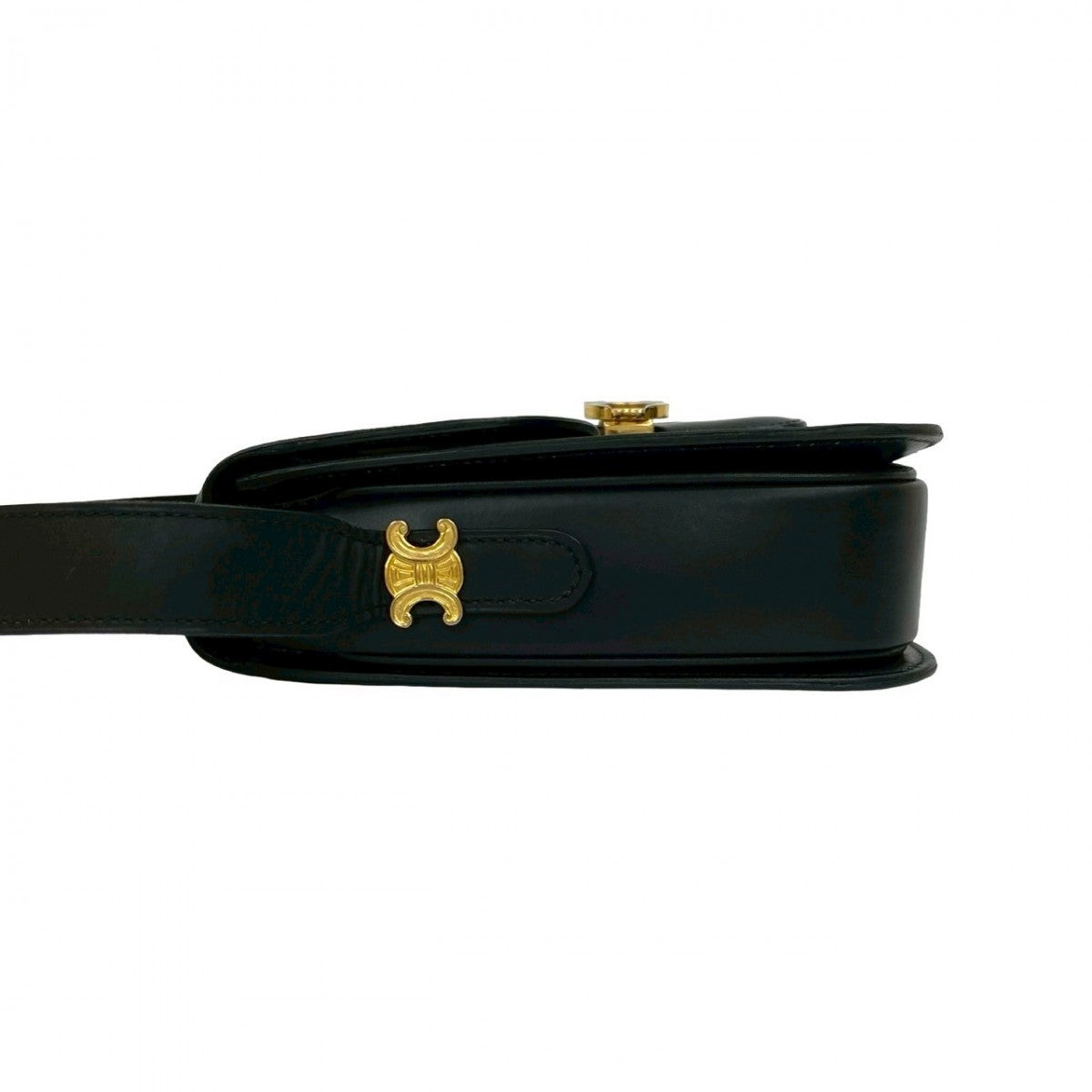 Celine Shoulder Bag Calfskin Black