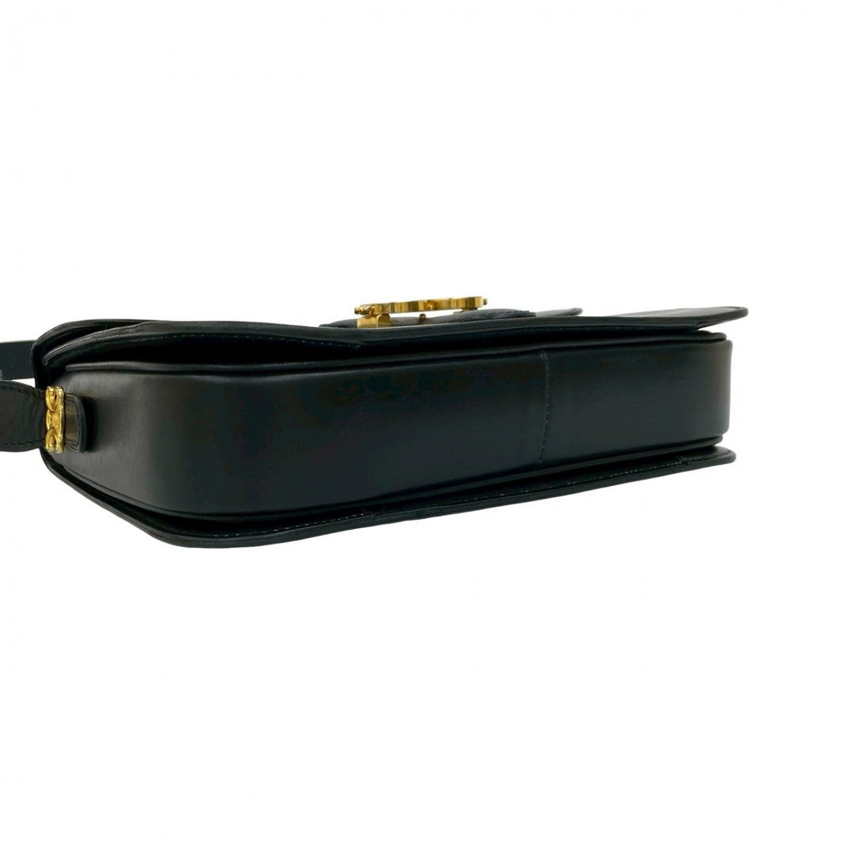 Celine Shoulder Bag Calfskin Black