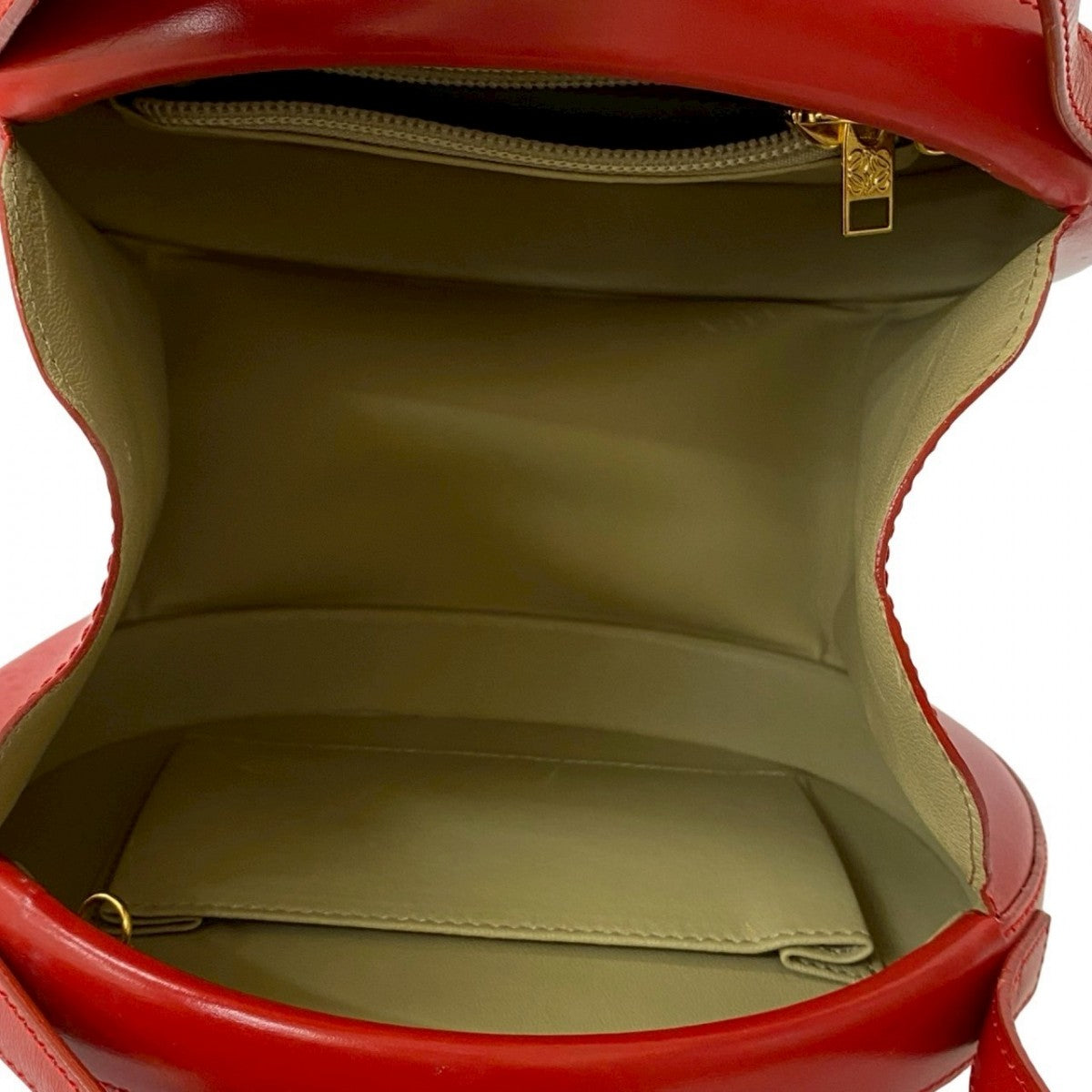 Loewe Shoulder Bag Leather Red