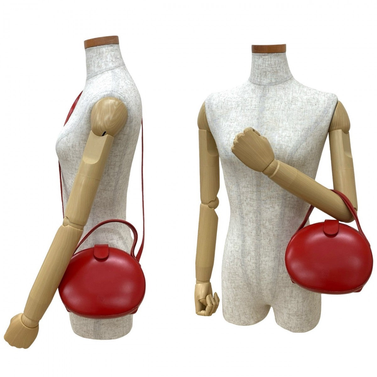 Loewe Shoulder Bag Leather Red