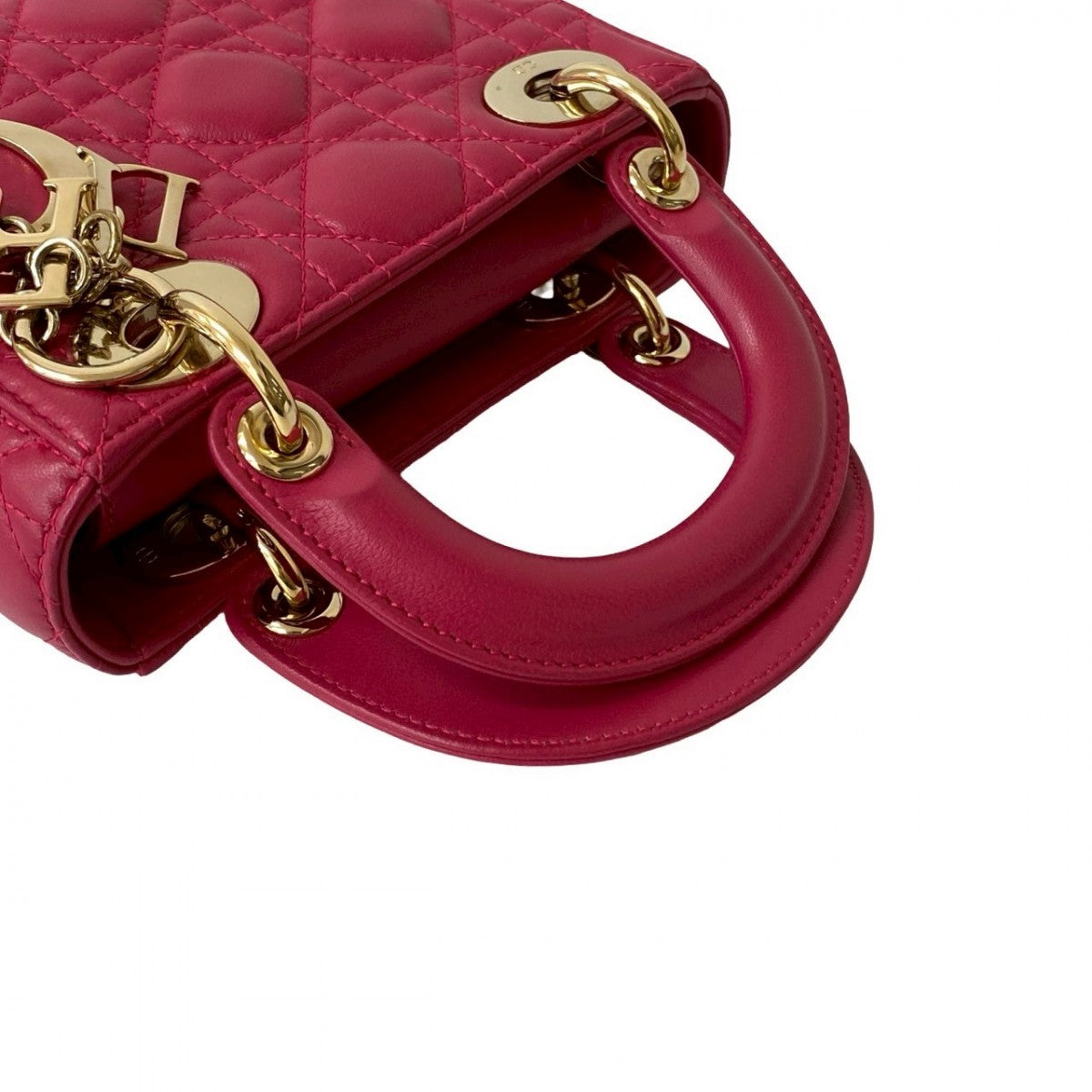 Dior Shoulder Bag Leather Pink Lady Dior