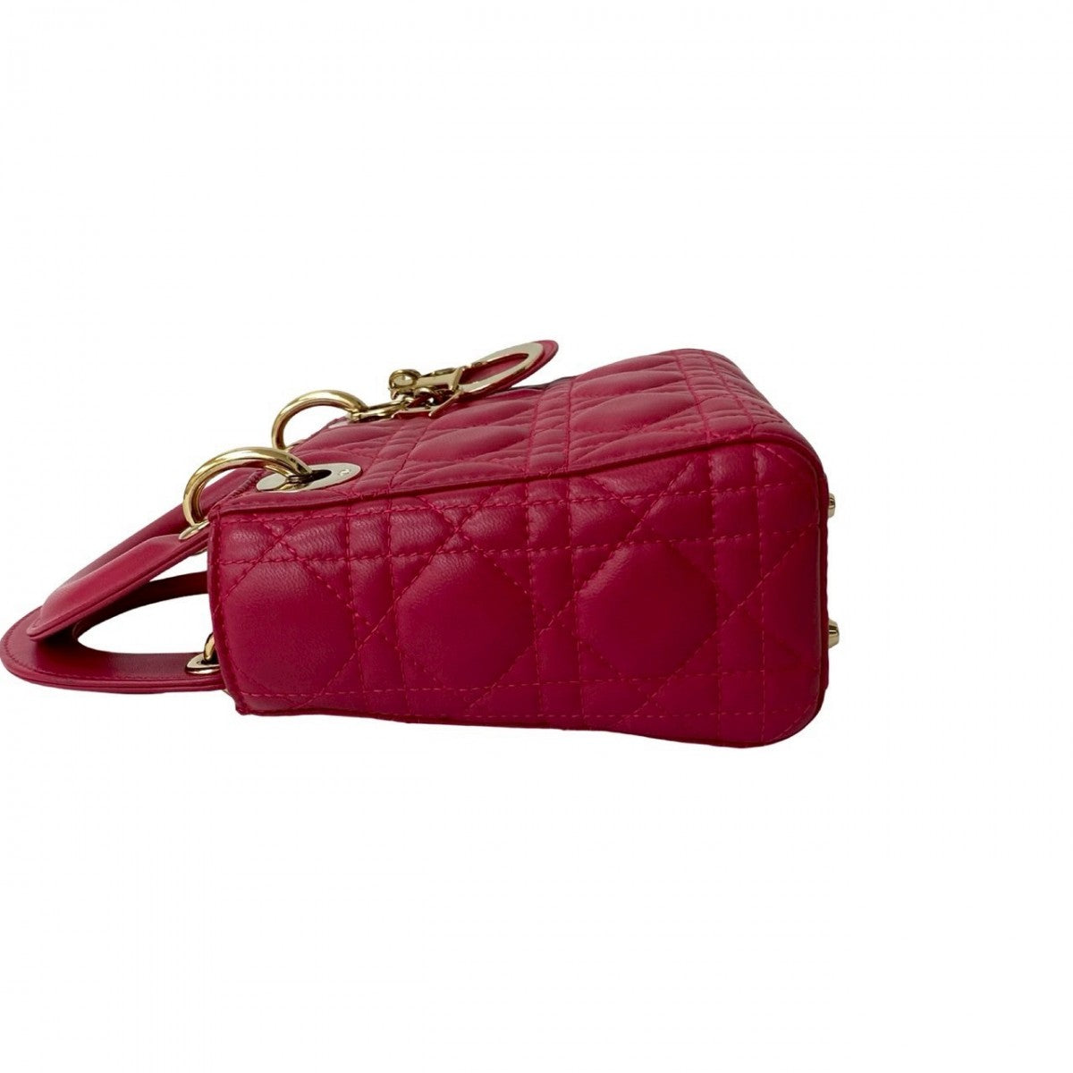 Dior Shoulder Bag Leather Pink Lady Dior